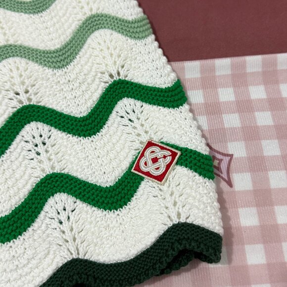 Casablanca Gradient Wave Knit Shorts - Picture 2 of 6